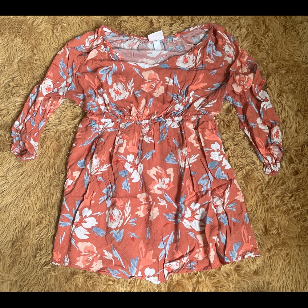 Flower Maternity Shirt